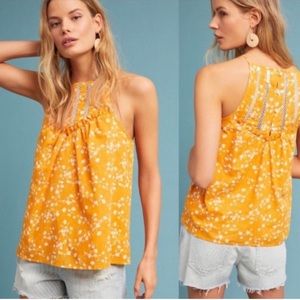 Anthropologie | Maeve Yellow Martel Halter Small